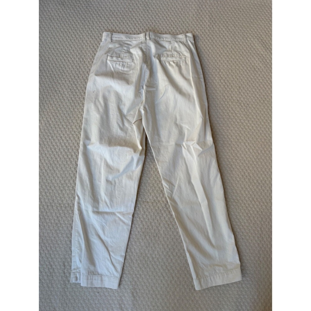 Vintage Liz Claiborne Jean Straight Leg‎ 90s Mom | White Denim | Women's Size 12 - Picture 6 of 10